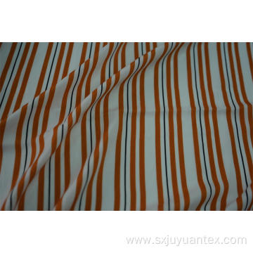 100% Polyester Sea Island Yarn Stripe Print Fabric